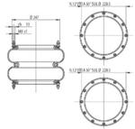 CELLA MEMBRANA MOLLA PNEUMATICA T271/2 TORPRESS 22 COD 831120120