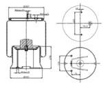 TORPRESS CELLA MEMBRANA MOLLA PNEUMATICA 287/B ASSALI CARDI