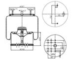 TORPRESS CELLA MEMBRANA MOLLA C292/AR COMPLETA PISTONE METALLO RINFORZATO