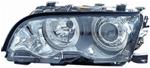 KIT PROIETTORE BMW SERIE 3 E46 2002 BERLINA CON LENTIC. TECN. CELIS CROM.