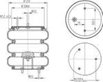 TORPRESS CELLA MEMBRANA MOLLA PNEUMATICA T271 AUSTERAS 99381041