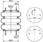 TORPRESS CELLA MEMBRANA MOLLA PNEUMATICA ART.T271/S BISARCA ROLFO S/TAMP