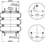 271.3.298/2 TORPRESS CELLA MEMBRANA MOLLA PNEUMATICA T271/S ROLFO 112323