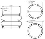 274.2.210 TORPRESS CELLA MEMBRANA MOLLA PNEUMATICA T274 TORPRESS 21 COD 8194819