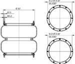 274.2.310 TORPRESS CELLA MEMBRANA MOLLA PNEUMATICA T274/B TORPRESS 21B BR 42107588