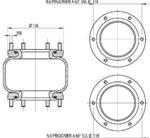 279.1.120 TORPRESS CELLA MEMBRANA MOLLA PNEUMATICA T279/F APPLICAZIONI VARIE