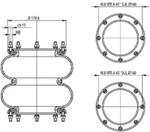 TORPRESS CELLA MEMBRANA MOLLA PNEUMATICA T291/2 TORPRESS 20 11041034 365461 B1305001700A