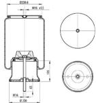 276.1.480 TORPRESS CELLA MEMBRANA MOLLA PNEUMATICA D276/LR AUSTERAS 99381010 