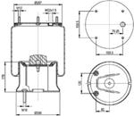 TORPRESS CELLA MEMBRANA MOLLA PNEUMATICA D277 COMPLETA ZORZI