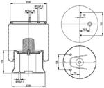 277.2.504 TORPRESS CELLA MEMBRANA MOLLA PNEUMATICA ART. D277/2F VIBERTI U.T. 128147112