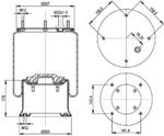 277.4.524 TORPRESS CELLA MEMBRANA MOLLA PNEUMATICA D277/D BPW ITALIA BATTAGLINO 0.41.03.019.0
