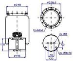 278.2.433 TORPRESS CELLA MEMBRANA MOLLA PNEUMATICA D278/E SANSAVINI SPMHB016