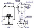 278.2.520 TORPRESS CELLA MEMBRANA MOLLA PNEUMATICA D278/F BATTAGLINO AUSTERAS 99381031 