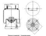 278.4.456 TORPRESS CELLA MEMBRANA MOLLA PNEUMATICA D278/S SAF - MENCI 3229004000 
