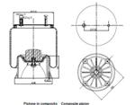 TORPRESS CELLA MEMBRANA MOLLA PNEUMATICA D278/S SAF - MENCI