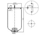 278.0.451 TORPRESS CELLA MOLLA PNEUMATICA MEMBRANA D278/S ASSALI SAF 4284300301
