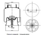 TORPRESS CELLA MEMBRANA MOLLA PNEUMATICA D278/S SAF - MENCI