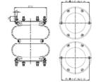 TORPRESS CELLA MEMBRANA MOLLA PNEUMATICA T281 TORPRESS 26 42532991 99381002
