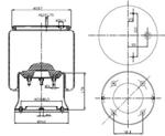 277.1.505 TORPRESS CELLA MEMBRANA MOLLA PNEUMATICA D277 SAF 3228103100