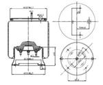 277.4.505/1 TORPRESS CELLA MEMBRANA MOLLA PNEUMATICA D277 SAF 3228002700