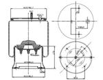 277.4.505/2 TORPRESS CELLA MEMBRANA MOLLA PNEUMATICA D277 SAF 3228003100 