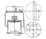 277.4.425/1 TORPRESS CELLA MEMBRANA MOLLA PNEUMATICA D277/B AUSTERAS 99381050.1 