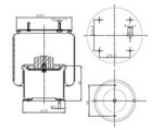 277.4.521 TORPRESS CELLA MEMBRANA MOLLA PNEUMATICA D277/DA BATTAGLINO BPW ITALIA 0.41.03.009.0 