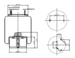 278.2.439 TORPRESS CELLA MEMBRANA MOLLA PNEUMATICA D278/E GIRELLI 20.38.0002.0 