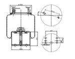 278.2.401 TORPRESS CELLA MEMBRANA MOLLA PNEUMATICA D278/EC PEZZAIOLI 70100045 