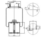 278.2.491 TORPRESS CELLA MEMBRANA MOLLA PNEUMATICA D278/FB PEZZAIOLI 70100044 