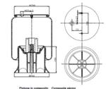 TORPRESS CELLA MEMBRANA MOLLA PNEUMATICA D278/HS SCHMITZ MODIFICATA