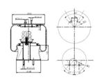 286.2.422 TORPRESS CELLA MEMBRANA MOLLA PNEUMATICA DIAPRESS COMPLETA IVECO 491 SX 500324515 