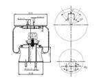 286.2.423 TORPRESS CELLA MEMBRANA MOLLA PNEUMATICA DIAPRESS COMPLETA IVECO 491 DX 500324514 