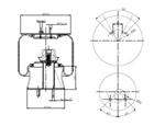 286.2.424 TORPRESS CELLA MEMBRANA MOLLA D286 COMPLETA IVECO BUS 491 SX 5006204504 