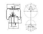 286.2.425 TORPRESS CELLA MEMBRANA MOLLA D286 COMPLETA IVECO BUS 491 DX 5006204505 