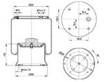 287.4.520 TORPRESS CELLA MEMBRANA MOLLA PNEUMATICAD287 SCANIA SERIE 3 COMPLETA 1314906 
