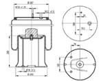 287.2.670 TORPRESS CELLA MEMBRANA MOLLA PNEUMATICA D287/D ZORZI-ROLFO 1006557 