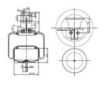 290.1.396 TORPRESS CELLA MEMBRANA MOLLA PNEUMATICA D290/B STRALIS 44E TXP6X2 41026285 
