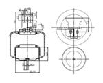 290.1.397 TORPRESS CELLA MEMBRANA MOLLA PNEUMATICA D290/B STRALIS 44E TXP6X2 41026286 