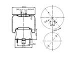 TORPRESS CELLA MEMBRANA 1S270-20 IVECO BUS 491 POSTERIORE SX ANTERIORE DX