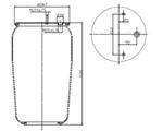 292.0.533 TORPRESS CELLA MOLLA PNEUMATICA MEMBRANA ART. C292/S ASSALI GIGANTE 246149 