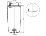 TORPRESS CELLA MOLLA PNEUMATICA MEMBRANA C293+PIATTO BPW 30 SEMICOMPLETA