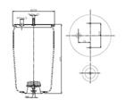 TORPRESS CELLA MOLLA PNEUMATICA MEMBRANA C293/A+PIATTO BPW 30K SEMICOMPLETA