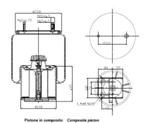 TORPRESS CELLA MOLLA PNEUMATICA MEMBRANA BPW 30K PISTONE COMPOSITO 30"