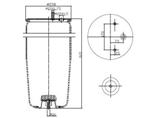 TORPRESS CELLA MOLLA PNEUMATICA MEMBRANA C293/B SEMICOMPLETA BPW 30-1