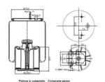 TORPRESS CELLA MEMBRANA MOLLA BPW 30-1 COMPLETA PISTONE COMPOSITO