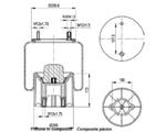 TORPRESS CELLA MEMBRANA MOLLA PNEUMATICA C294 FRUEHAUF - ACERBI - TRAILOR