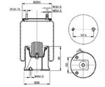 TORPRESS CELLA MEMBRANA MOLLA PNEUMATICA ART. C295 ACERBI COMPLETA