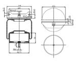 TORPRESS CELLA MEMBRANA MOLLA PNEUMATICA D296/D B.B.M. BOLPAGNI