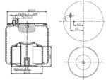 TORPRESS CELLA MOLLA PNEUMATICA MEMBRANA C304/M3 MAN TGA COMPLETA POSTERIORE